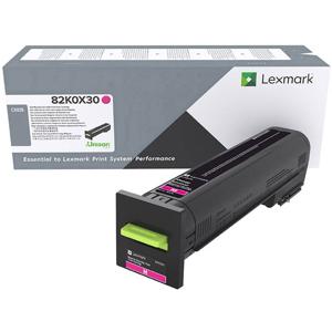 Lexmark Toner CX825 Origineel Magenta 22000 bladzijden 82K0X30