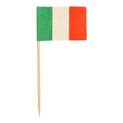 Cocktailprikkers - vlag Italie - 500 stuks - 8 cm Cocktailprikkers - vlag Italie - 500 stuks - 8 cm
