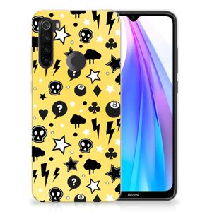 Silicone Back Case Xiaomi Redmi Note 8T Punk Geel