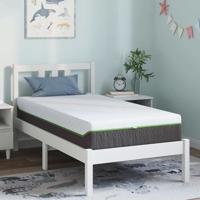 Matrassen Wit, Grijs 80 x 160 cm 100% polyester jacquard stof