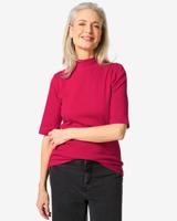 HEMA Dames Top Clara Rib Rood (rood)