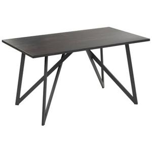 Beliani - ANNIKA - Eettafel - Zwart - MDF