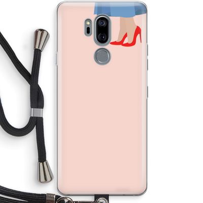 High heels: LG G7 Thinq Transparant Hoesje met koord