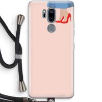 High heels: LG G7 Thinq Transparant Hoesje met koord
