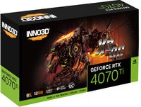 Inno 3D Nvidia GeForce RTX 4070 Ti Videokaart 12 GB GDDR6X-RAM PCIe 4.0 x16, HDMI, DisplayPort - thumbnail