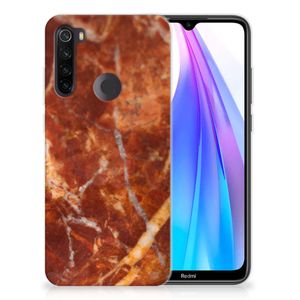 Xiaomi Redmi Note 8T TPU Siliconen Hoesje Marmer Bruin