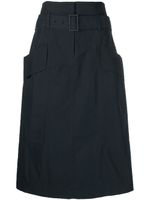 Low Classic jupe évasée à taille ceinturée - Bleu
