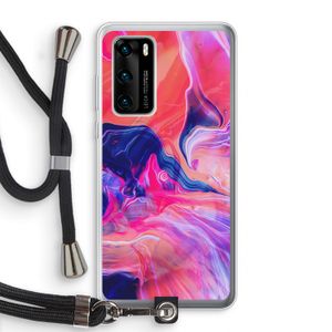 Earth And Ocean: Huawei P40 Transparant Hoesje met koord