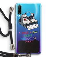 Smile: Huawei P30 Lite Transparant Hoesje met koord