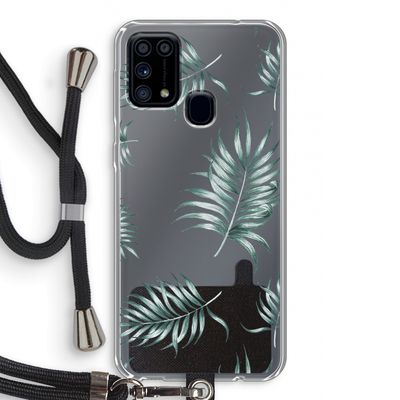 Simple leaves: Samsung Galaxy M31 Transparant Hoesje met koord