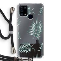 Simple leaves: Samsung Galaxy M31 Transparant Hoesje met koord