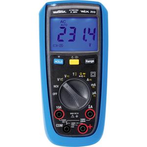 Metrix MTX 203 Multimeter Digitaal Spatdicht (IP54) CAT III 600 V Weergave (counts): 6000