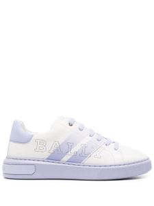 Bally baskets à logo imprimé - Blanc