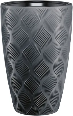 Vita bloempot Flow Slim 30 antraciet Vita bloempot Flow Slim 30 antraciet