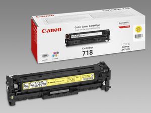 Canon CRG-718 Y tonercartridge 1 stuk(s) Origineel Geel