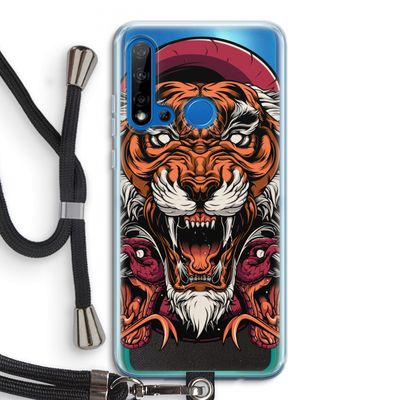 Tiger and Rattlesnakes: Huawei P20 Lite (2019) Transparant Hoesje met koord