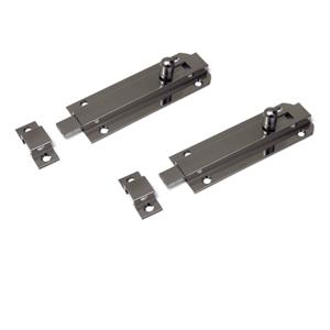 Profielschuif / rolschuiven - 2x - staal - 4x2,5 cm - deurbeveiliging