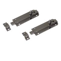 Profielschuif / rolschuiven - 2x - staal - 4x2,5 cm - deurbeveiliging