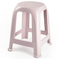 PlasticForte Keukenkrukje/opstapje - Handy Step - roze - kunststof - 37 x 37 x 46 cm - Huishoudkrukjes - thumbnail