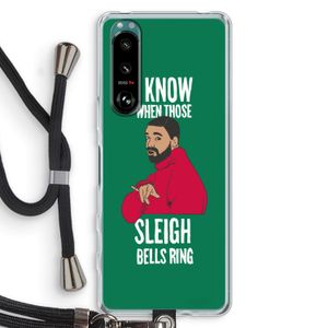 Sleigh Bells Ring: Sony Xperia 5 III Transparant Hoesje met koord
