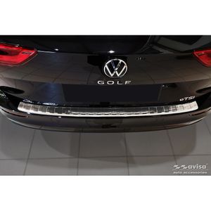 RVS Bumper beschermer passend voor Volkswagen Golf VIII Variant 2020- 'Ribs' AV235689