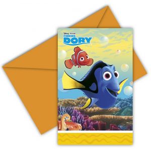 Feestartikelen Finding Dory uitnodigingen