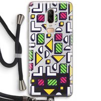 8-bit N°4: OnePlus 6 Transparant Hoesje met koord