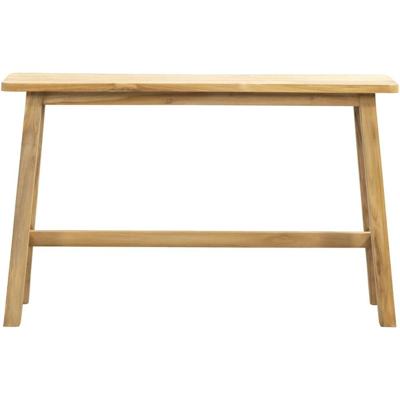 Leen Bakker - Sidetable Banyu - Naturel - 75x120x30 Cm - Teakhout - Beige
