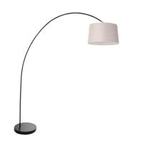 Steinhauer BooglampSolva met grijze kap - 3905ZW
