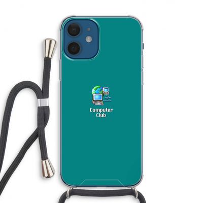 Win98: iPhone 12 Transparant Hoesje met koord