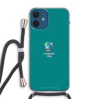 Win98: iPhone 12 Transparant Hoesje met koord