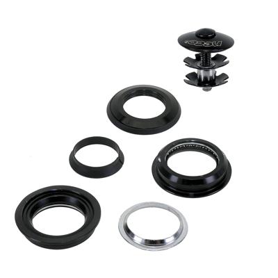Neco Balhoofdset 1 1/8" semi-geintegreerd zonder draad - zwart