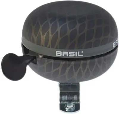 Basil Noir Big Bell fietsbel 60 milimeter - Zwart