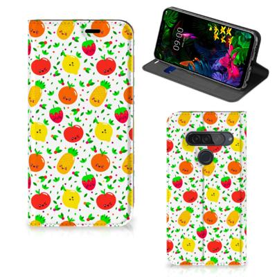 LG G8s Thinq | Flip Style Cover | Fruits