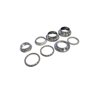 Dr Neco balhoofdstel 1" , 22.4/30.0/27mm chroom. aadversie