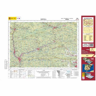 Topografische kaart 256 MT50 Ripoll | CNIG - Instituto Geográfico Nacional1