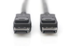 Digitus AK-340106-020-S DisplayPort-kabel DisplayPort Aansluitkabel DisplayPort-stekker, DisplayPort-stekker 2.00 m Zwart Ultra HD (8K), Vergulde steekcontacten