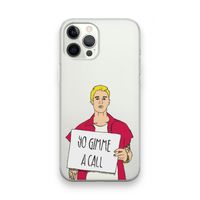 Gimme a call: iPhone 12 Pro Max Transparant Hoesje