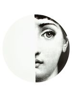 Fornasetti assiette à imprimé Fornasetti - Blanc