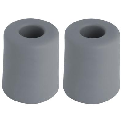 Benson Deurbuffers / deurstoppers rubbers - 2x - grijs - 35 x 30 mm - met schroefbevestiging Benson Deurbuffers / deurstoppers rubbers - 2x - grijs - 35 x 30 mm - met schroefbevestiging