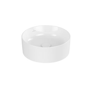 Villeroy & Boch Collaro opzetwastafel rond Ø40cm zonder overloop zonder kraangat wit 4a184001