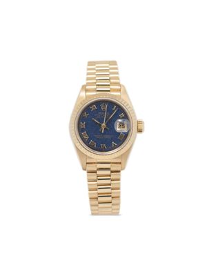 Rolex montre Datejust 26 mm pre-owned - Bleu