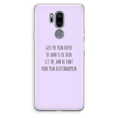 Ochtendhumeur: LG G7 Thinq Transparant Hoesje
