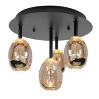 Highlight PlafondlampGolden Egg zwart 2-lichts - P6455.01