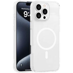 Just in Case Soft TPU Case MagSafe voor Apple iPhone 16 Pro Telefoonhoesje Transparant
