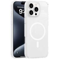 Just in Case Soft TPU Case MagSafe voor Apple iPhone 16 Pro Telefoonhoesje Transparant