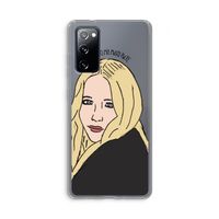 Mary Kate: Samsung Galaxy S20 FE / S20 FE 5G Transparant Hoesje