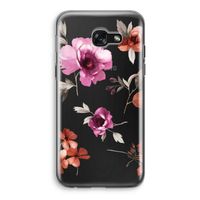 Geschilderde bloemen: Samsung Galaxy A5 (2017) Transparant Hoesje