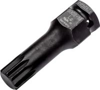 HAZET Krachtdopsleutelbit 990S-18LG · 1/2 inch (12,5 mm) vierkant hol, 24 mm buitenzeskant · Binnenveeltandprofiel XZN · SW M18