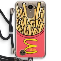 McElodie: LG K10 (2017) Transparant Hoesje met koord